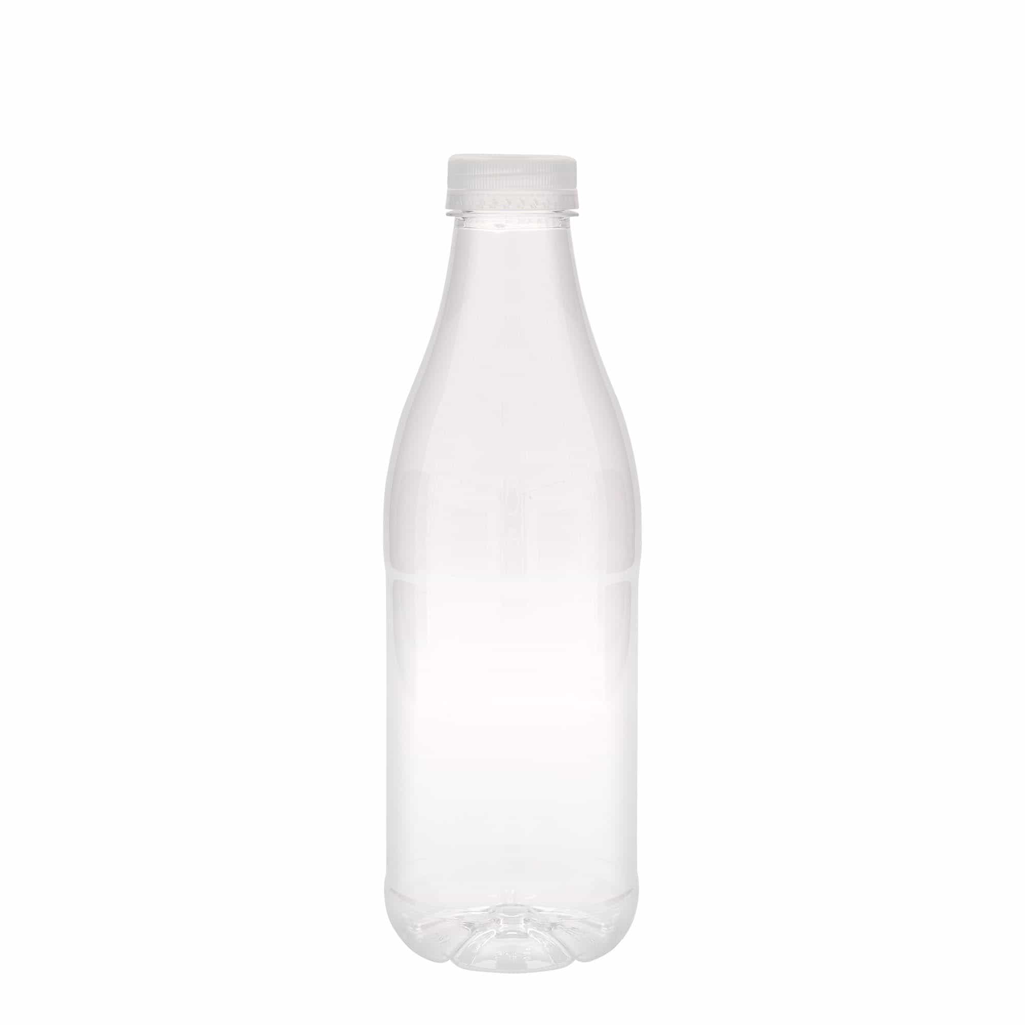 1000 ml PET-pullo 'Milk and Juice', muovi, suu: 38 mm