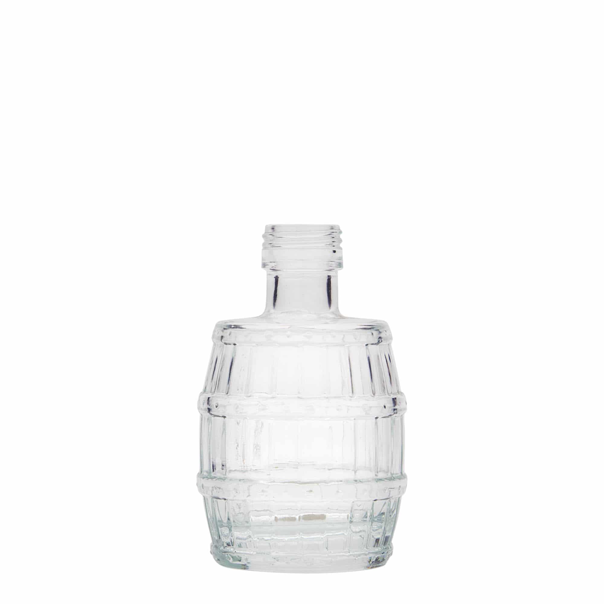 100 ml lasipullo 'Tynnyri', suu: PP 24