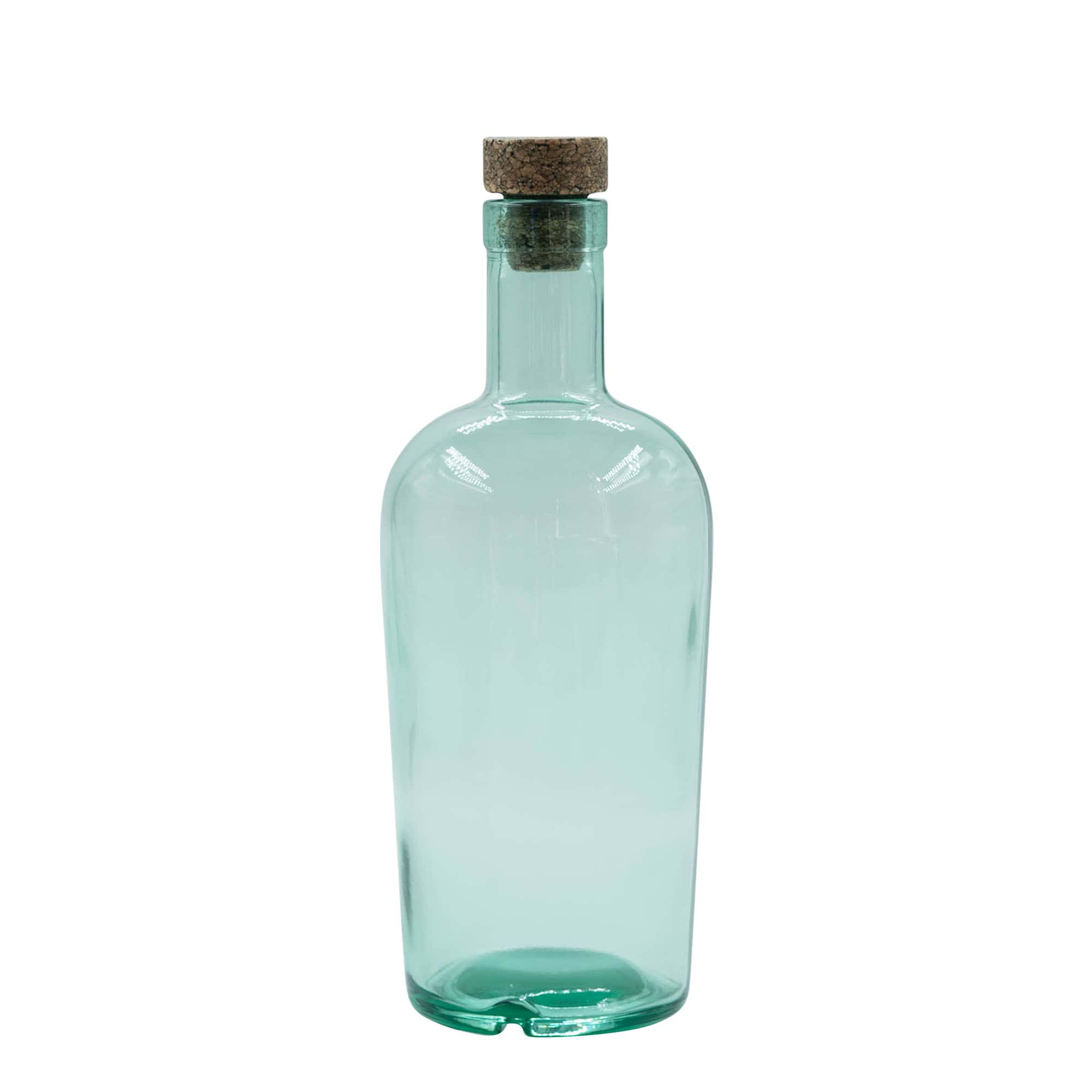 700 ml lasipullo 'Teo Light', suu: korkki