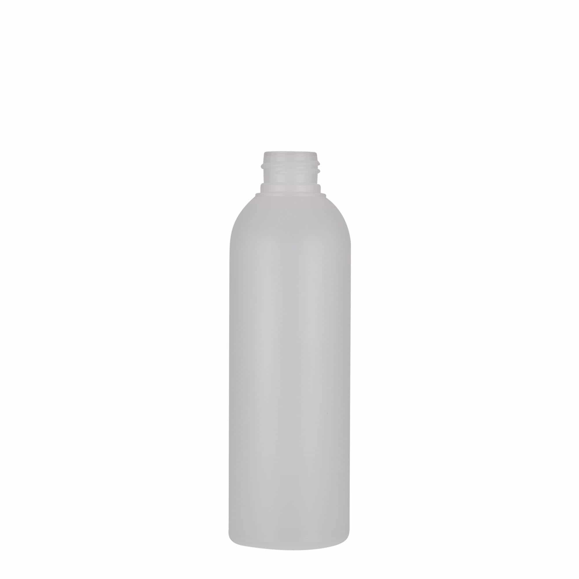 200 ml muovipullo 'Tuffy', HDPE, natur, suu: GPI 24/410