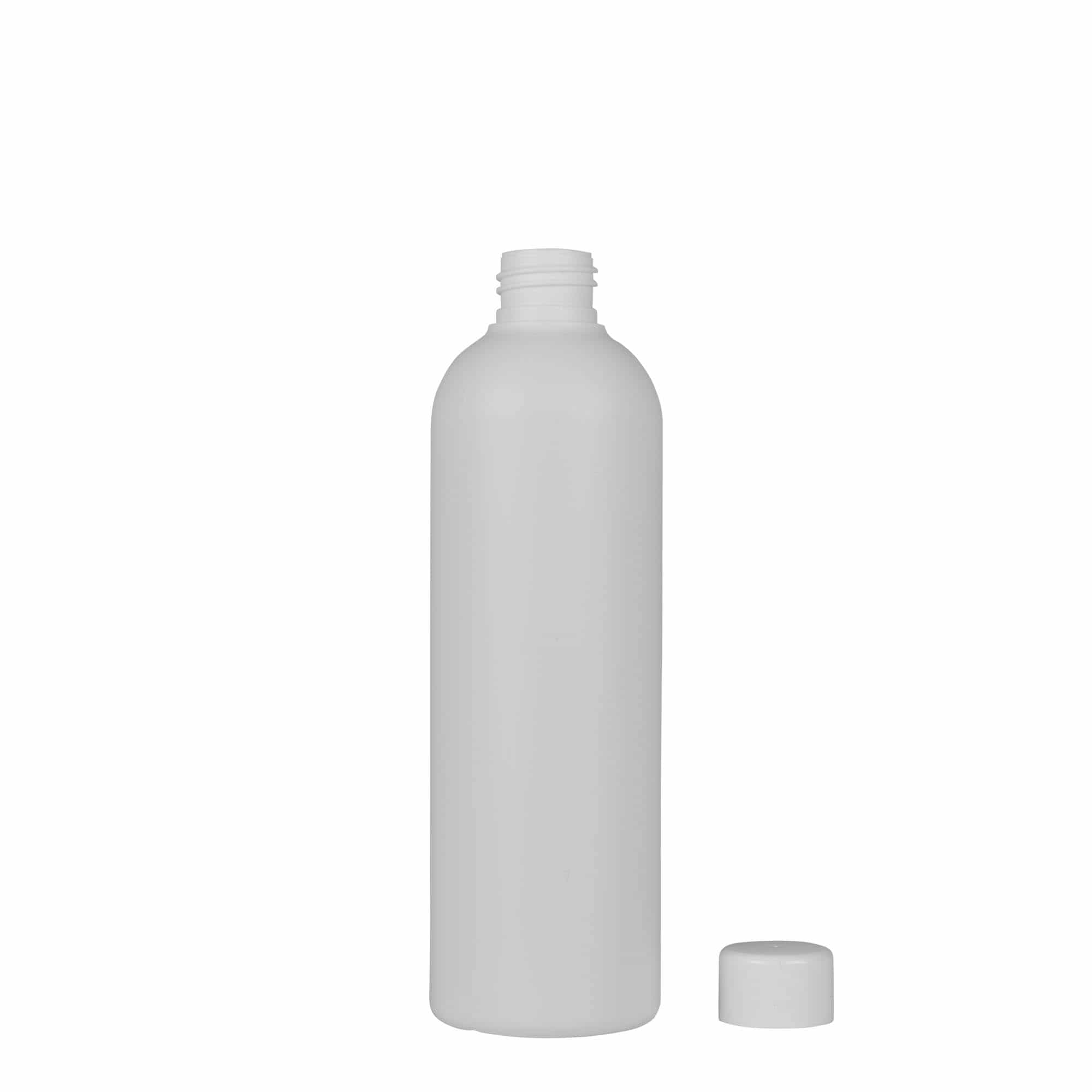 300 ml muovipullo 'Tuffy', HDPE, valk., suu: GPI 24/410