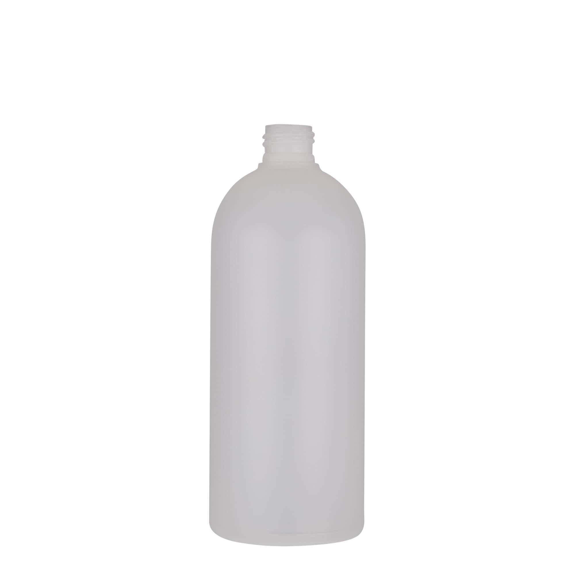 500 ml muovipullo 'Tuffy', HDPE, natur, suu: GPI 24/410