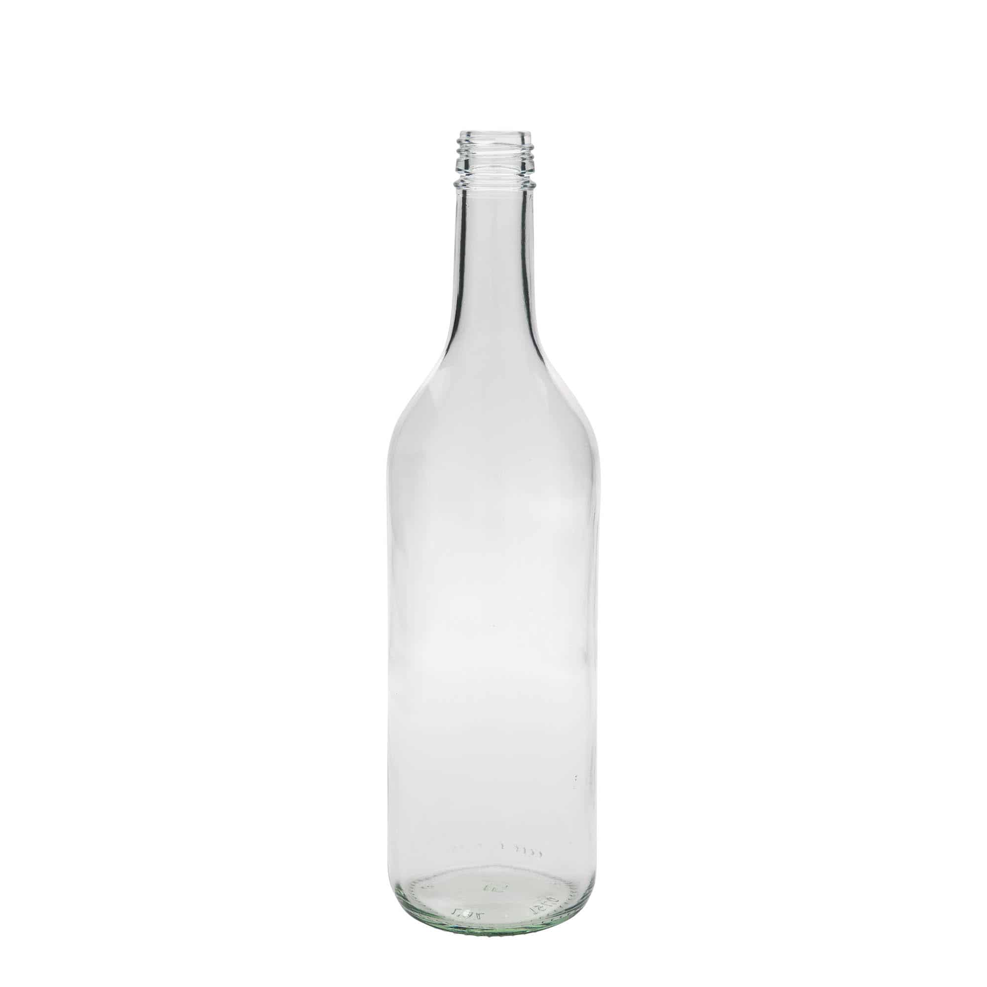 750 ml lasipullo 'Bordeaux', suu: PP 28