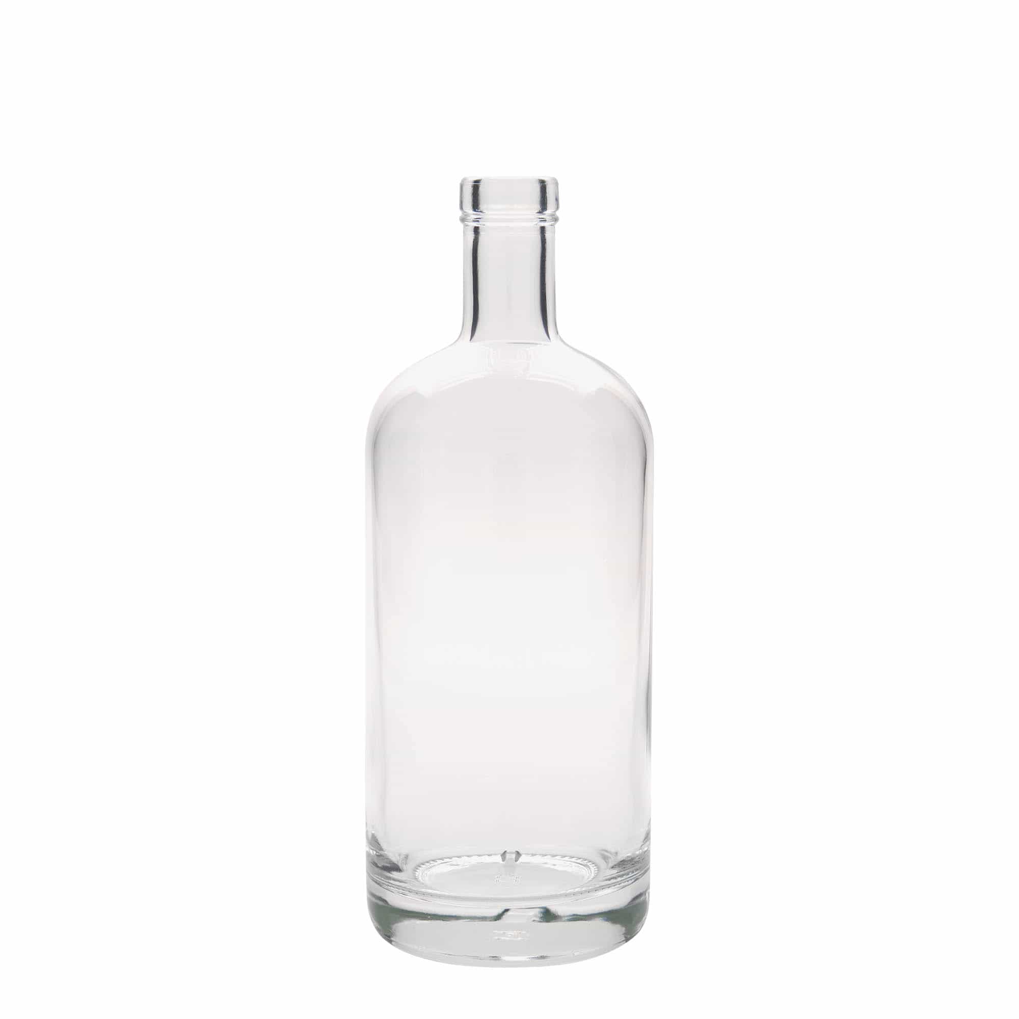 700 ml lasipullo 'Linea Uno', suu: korkki