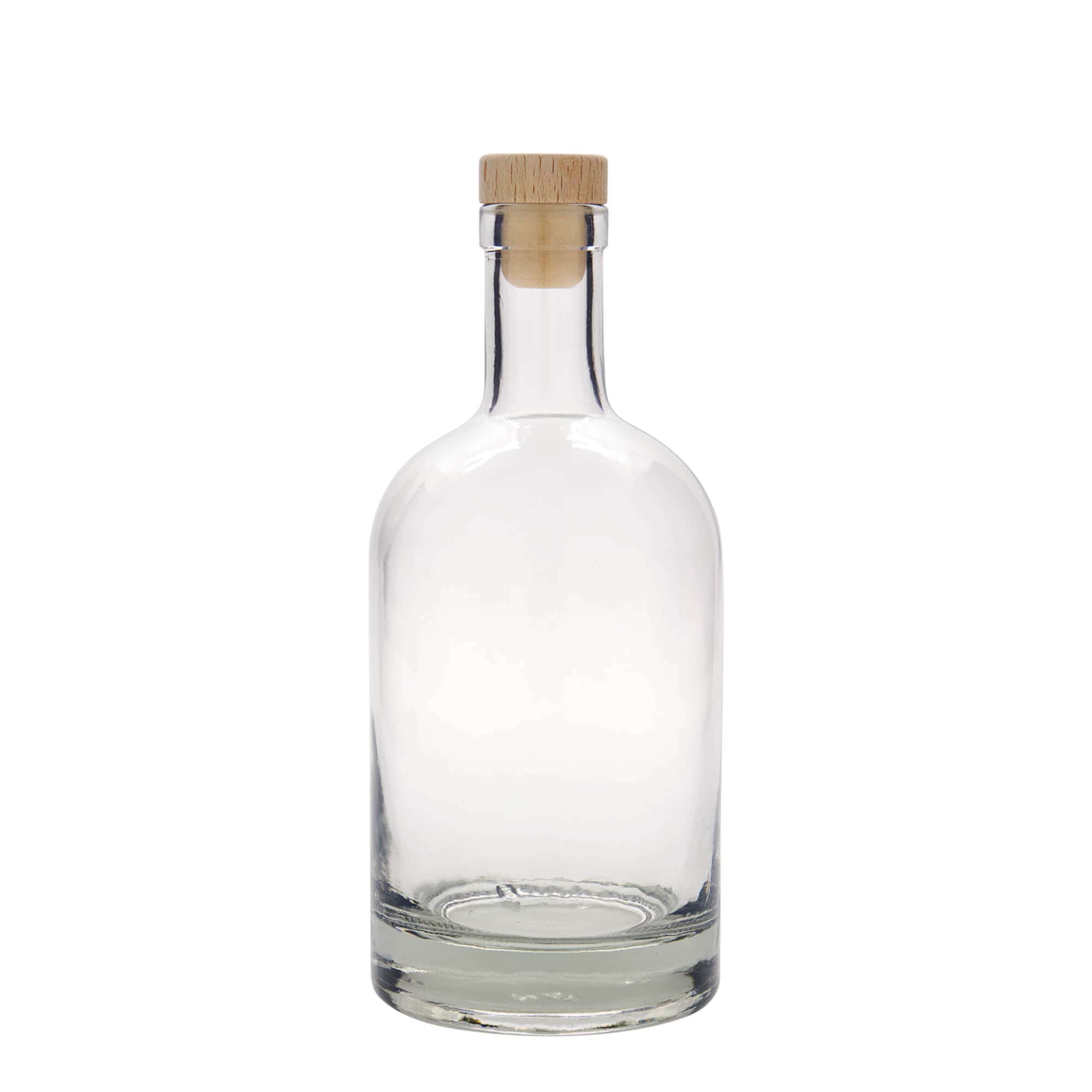 700 ml lasipullo 'First Class', suu: korkki