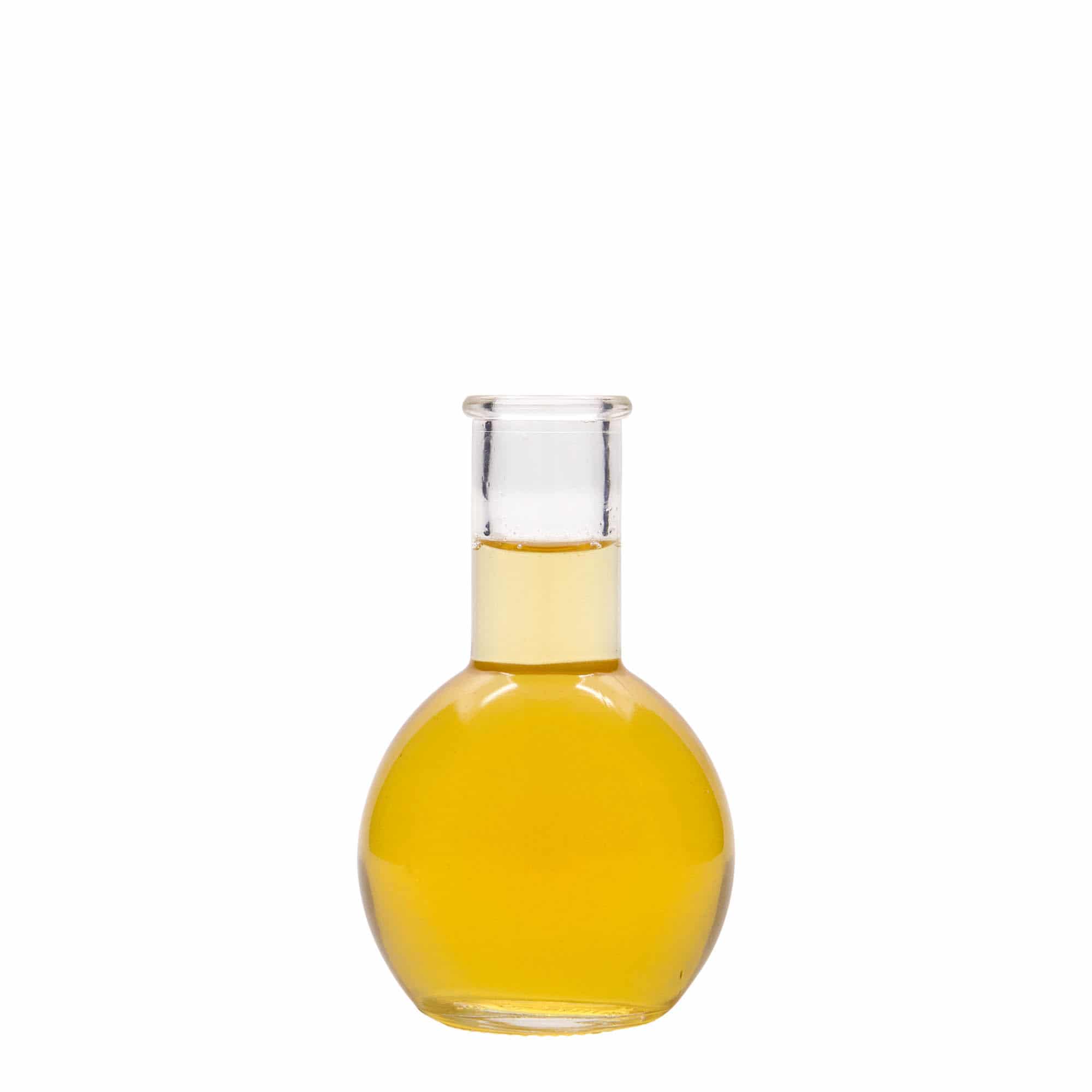 100 ml lasipullo 'Tulipano', suu: korkki