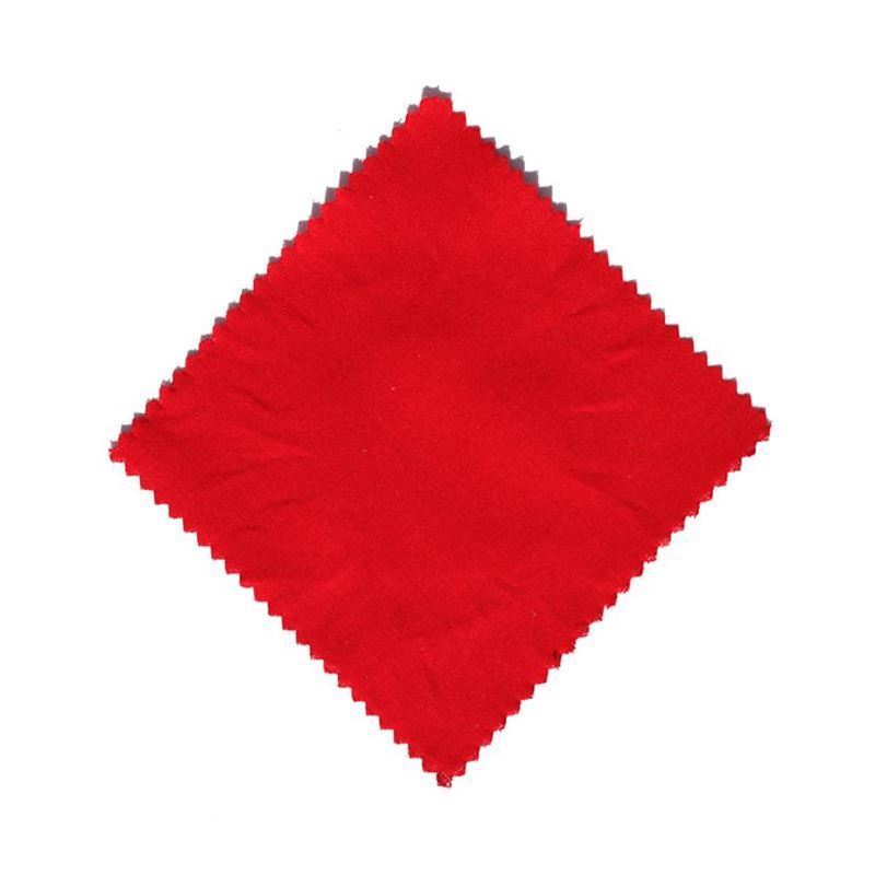 Kangaskansi 15x15, neliö, tekstiili, punainen, suu: TO58-TO82