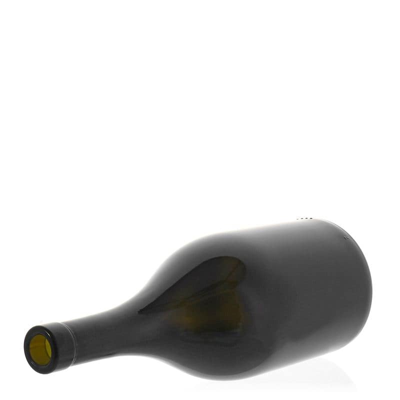 750 ml viinipullo 'Exclusive', antiikinvihreä, suu: korkki