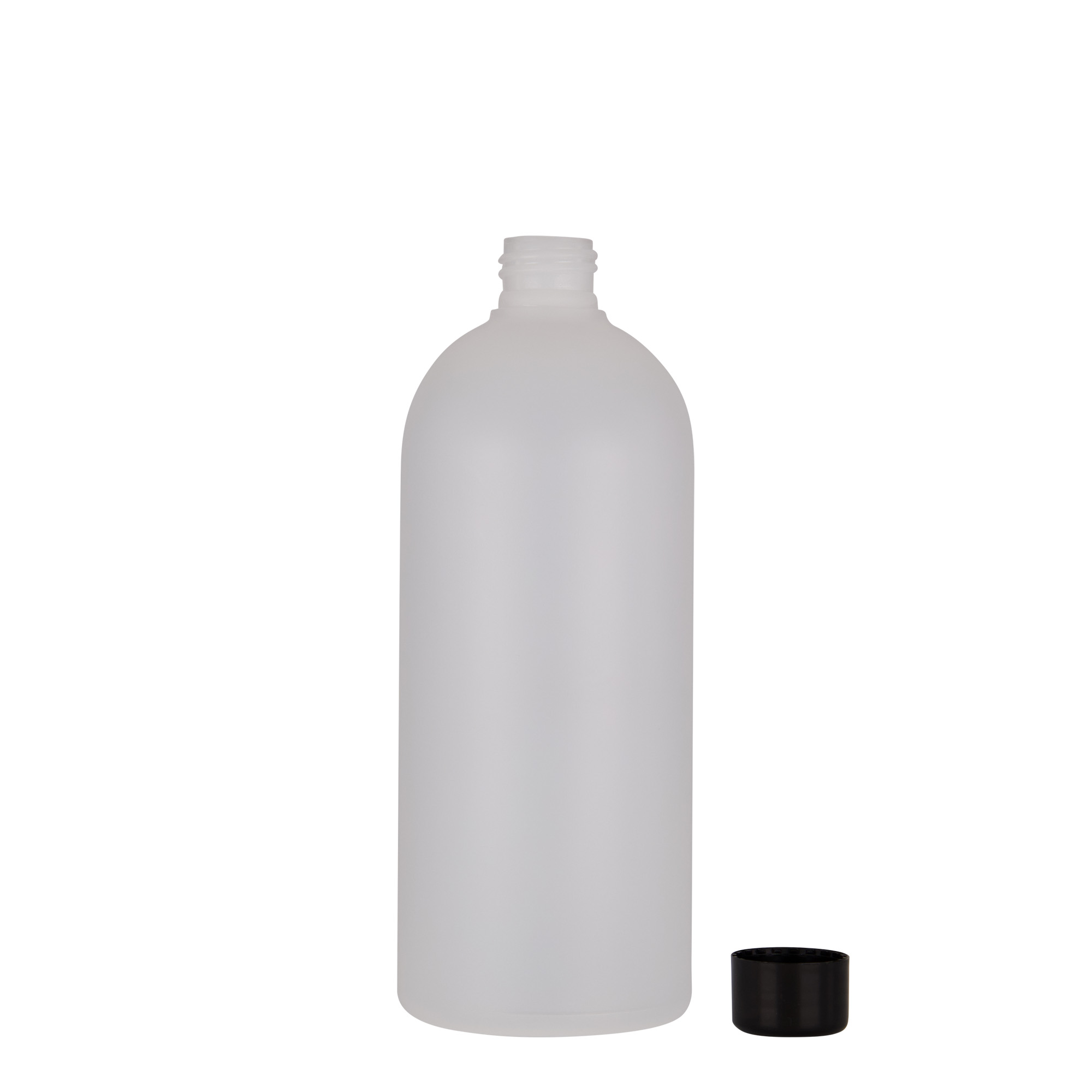 500 ml muovipullo 'Tuffy', HDPE, natur, suu: GPI 24/410