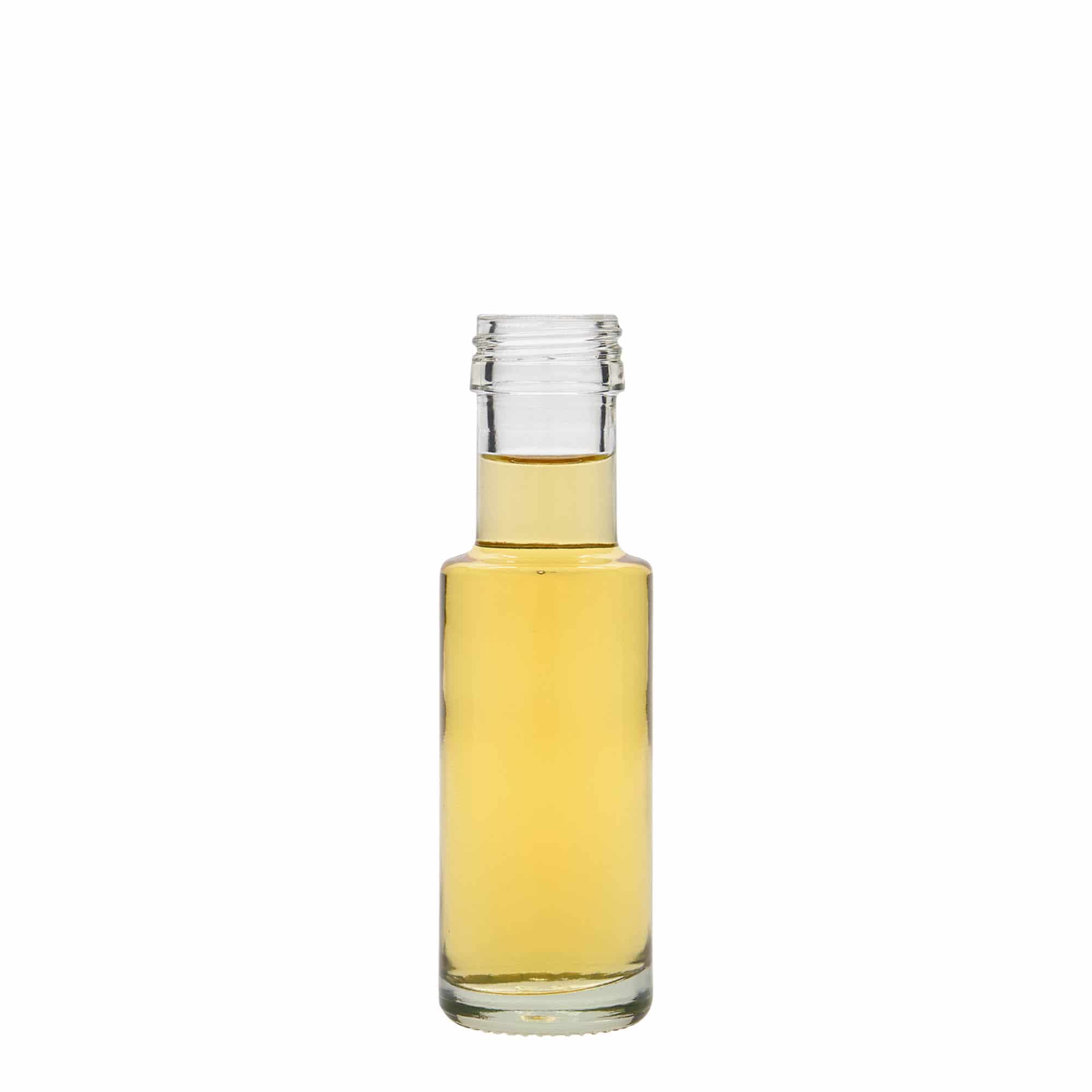 100 ml lasipullo 'Dorica', suu: PP 31,5