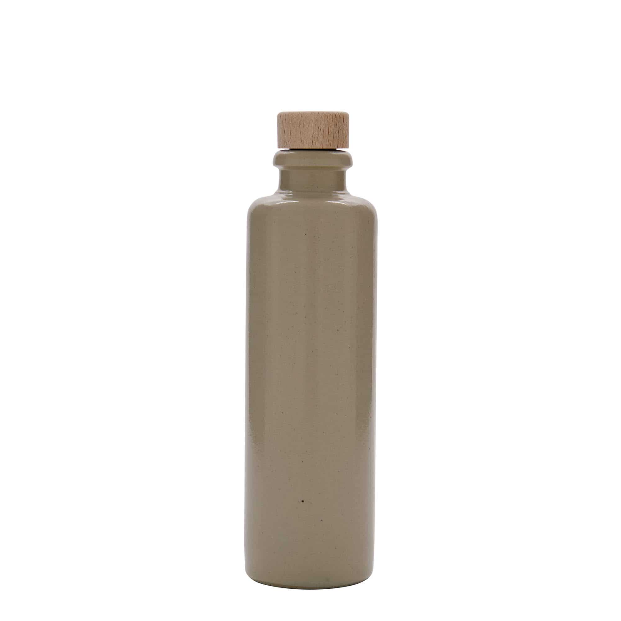 200 ml savituoppi, keraaminen, beige, suu: korkki