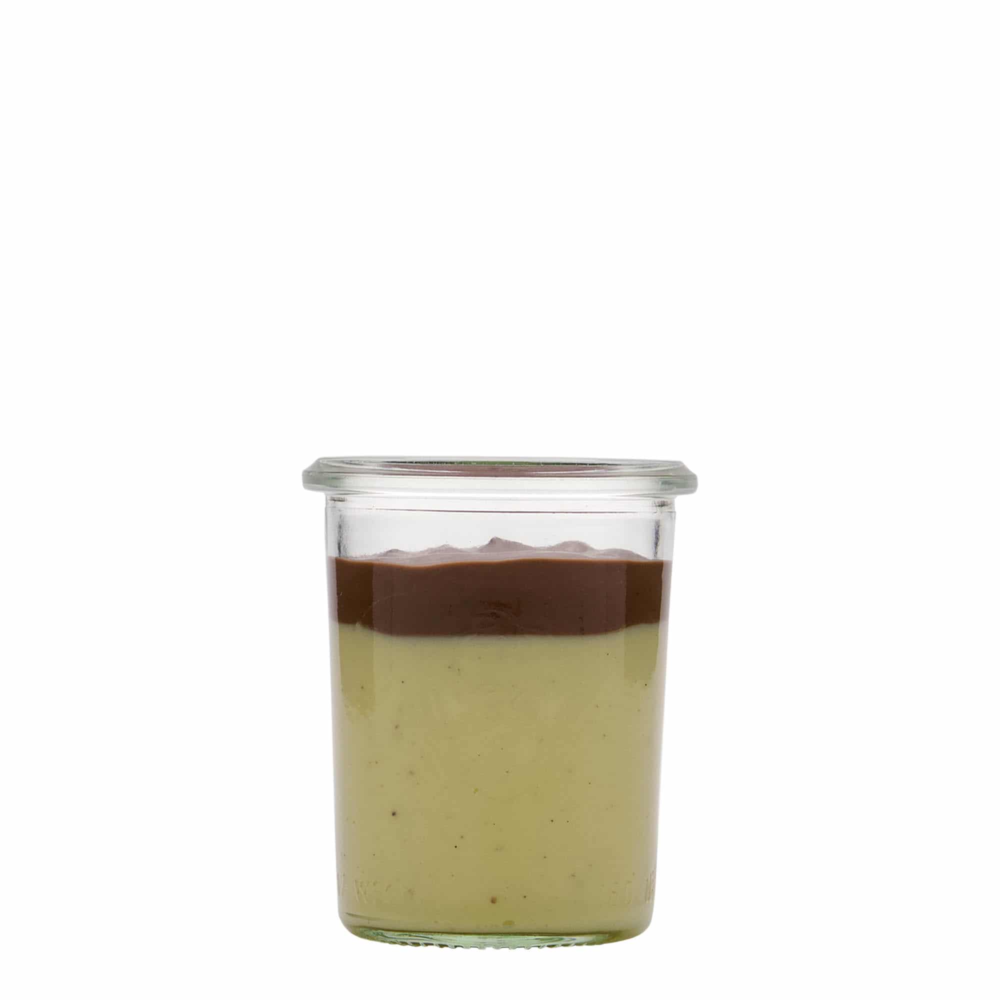 160 ml WECK sylinterimäinen lasipurkki, suu: pyöreä reuna