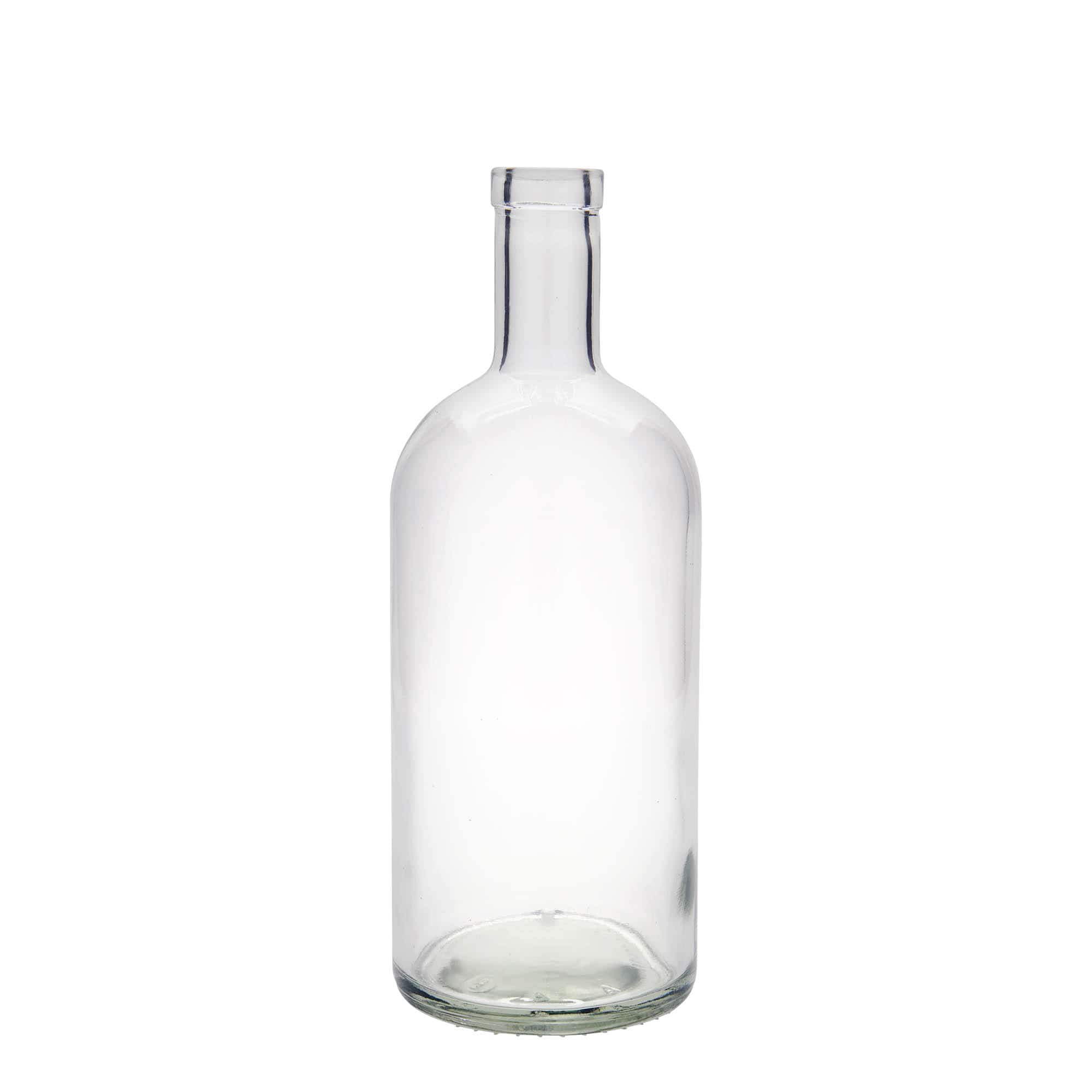 1000 ml lasipullo 'Gerardino', suu: korkki