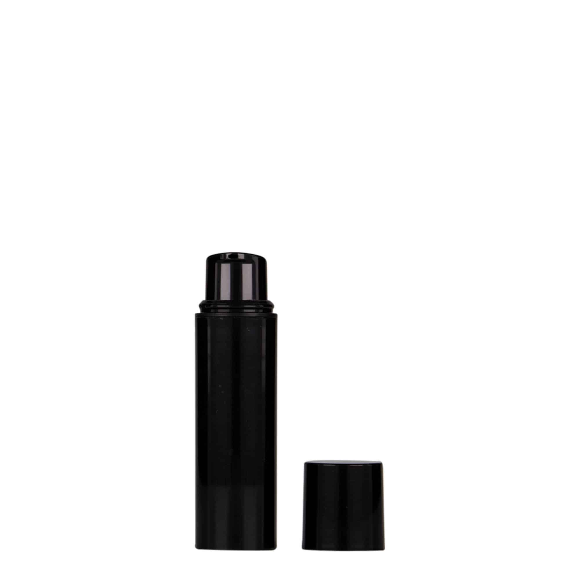 10 ml Airless Dispenser 'Nano', PP-muovi, musta