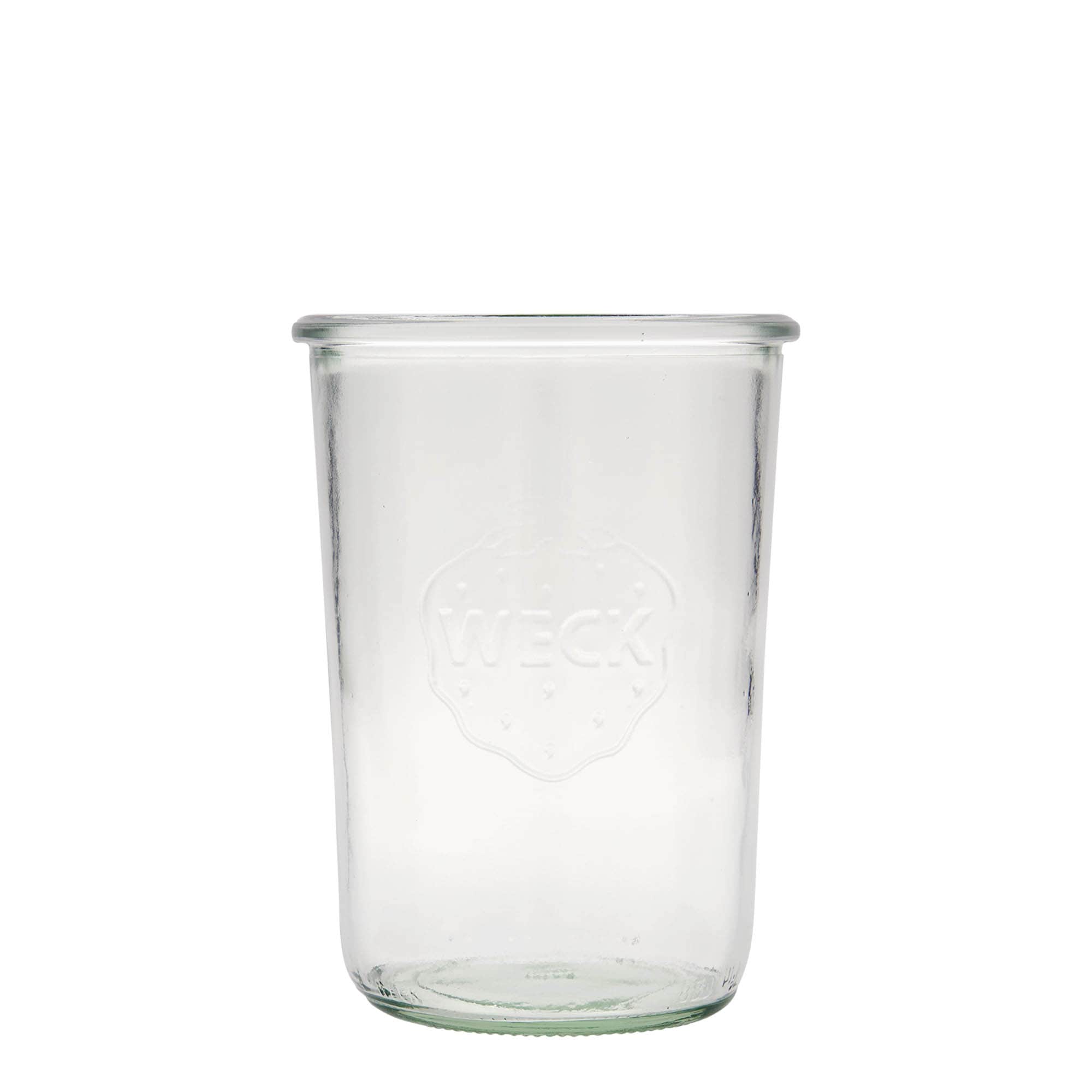 850 ml WECK sylinterimäinen lasipurkki, suu: pyöreä reuna