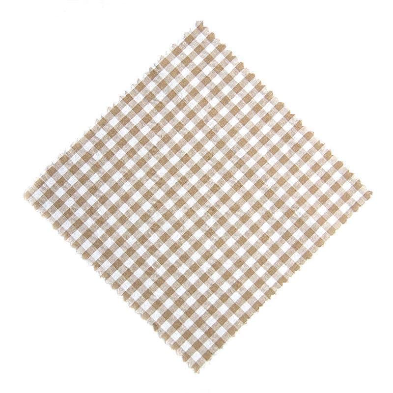 Kangaskansi ruutu 15x15, neliö, tekstiili, beige, suu: TO58-TO82