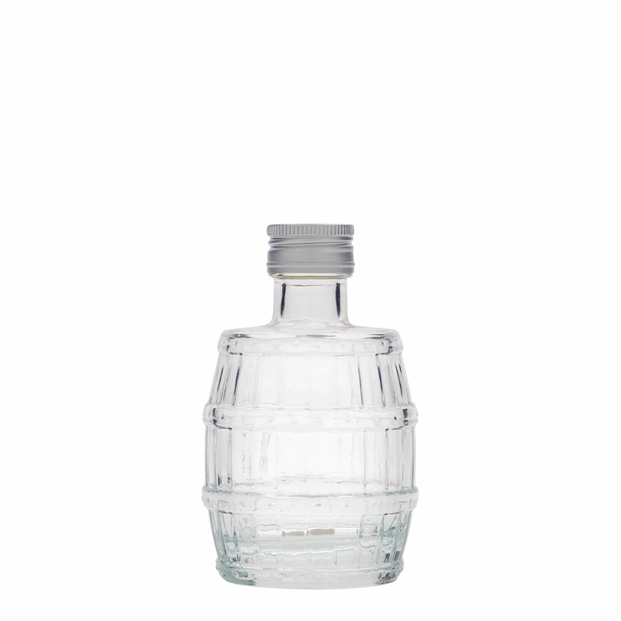 100 ml lasipullo 'Tynnyri', suu: PP 24