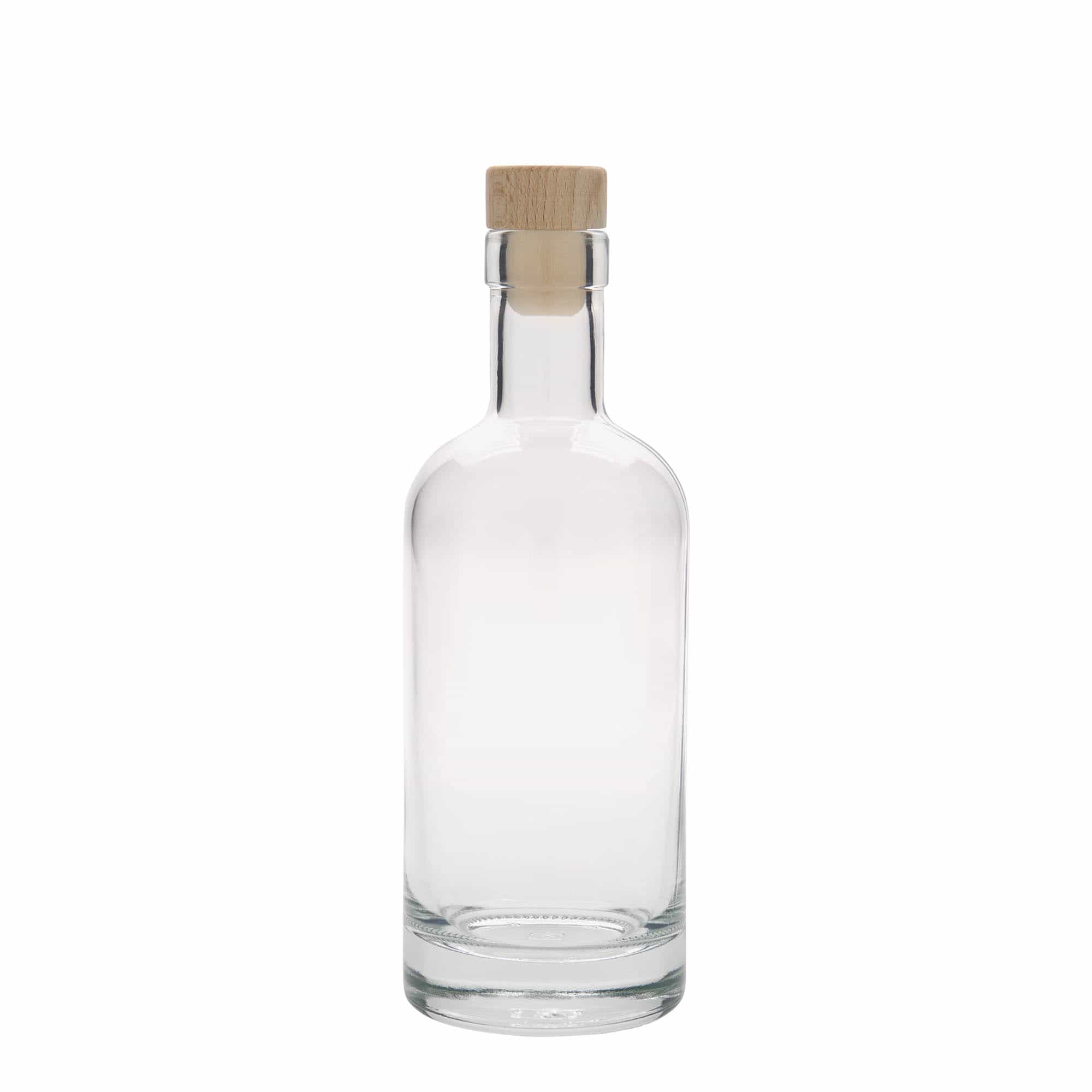 350 ml lasipullo 'Linea Uno', suu: korkki