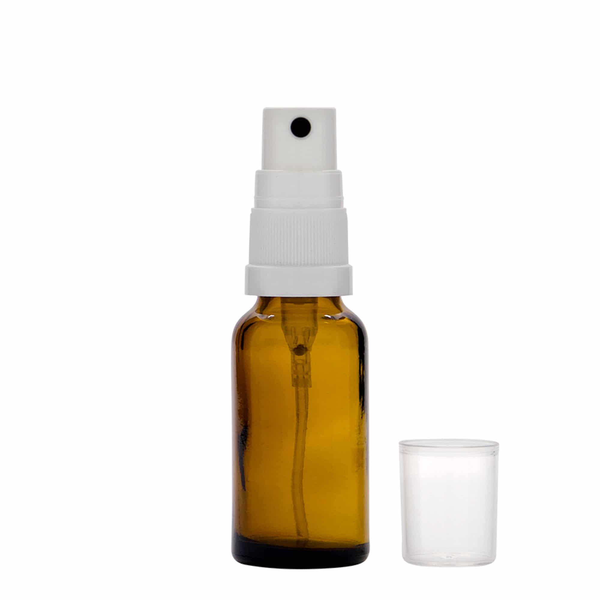 20 ml spray-pullo lääke, lasi, ruskea, suu: DIN 18