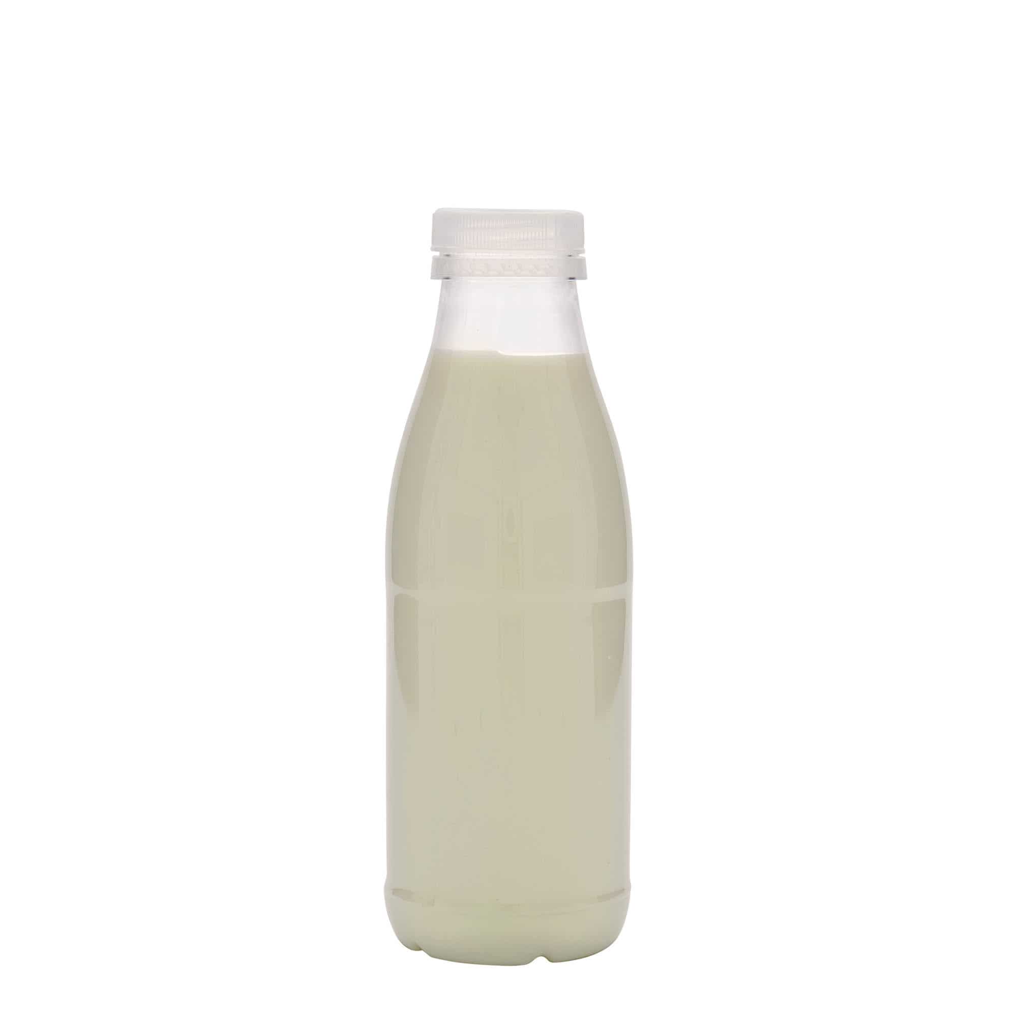 500 ml PET-pullo 'Milk and Juice', muovi, suu: 38 mm