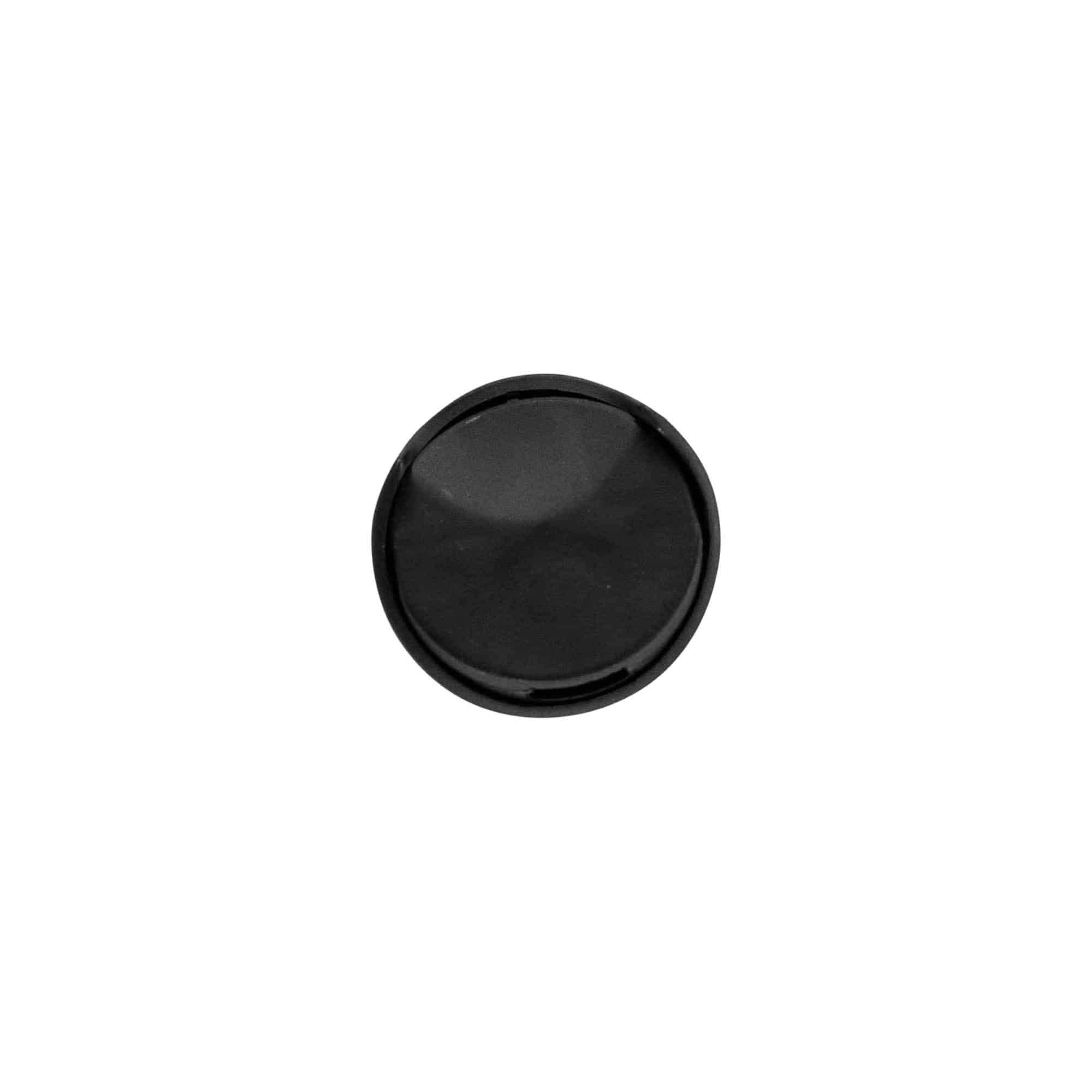 Kierrekorkki Disc Top, PP-muovi, musta, suu: GPI 24/410