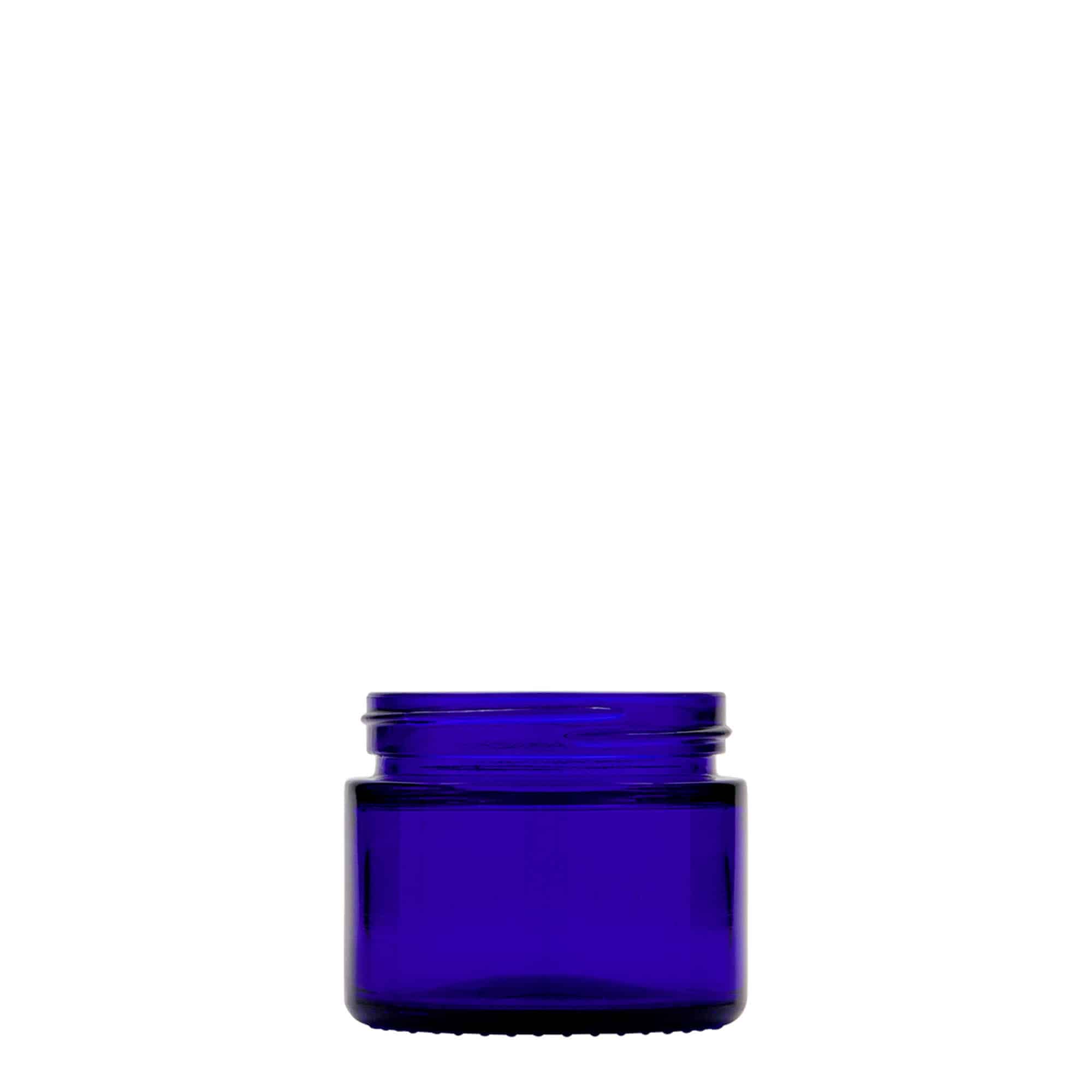 50 ml rasia 'Blue Edition', lasi, laivastonsininen, suu: Kierrekorkki