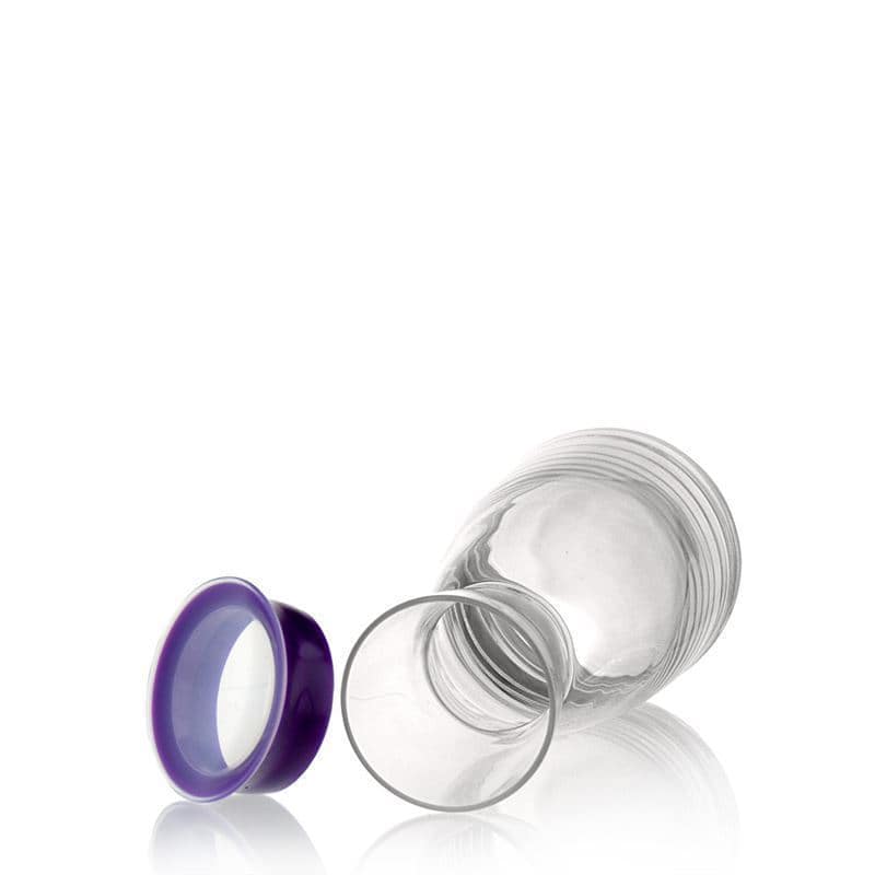 1000 ml karahvi 'Ypsilon', lasi, violetti